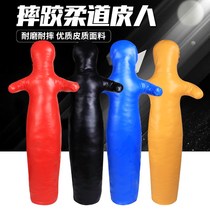 Simulation model training army thickened sanda imitation leather cloth drill special training props Wrestling dummy Gym humanoid