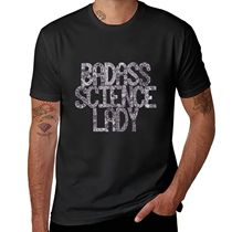 Badass Science Lady T-Shirt cute tops kawaii clothes t shirt