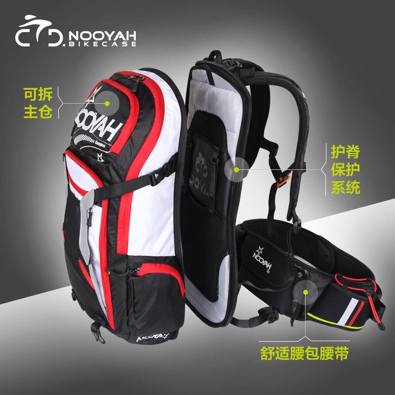 Outdoor Double Shoulder Riding Running Sports Backpack Mountaineering Bag for men and women Bike Backpack Breathable Carry-Taobao