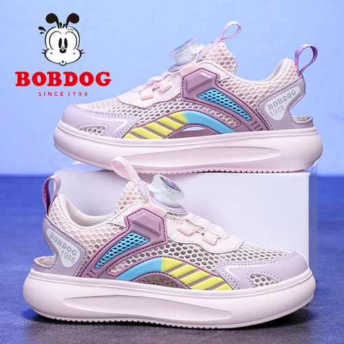 Сандалии для девочек Babudou, спортивная летняя новинка 2025 года, детская обувь, летние сетчатые сандалии принцессы, сетчатая обувь для девочек