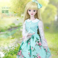 Quần áo và tóc của búp bê Ye Luoli Váy công chúa đêm loli mặc giản dị kiểu phụ kiện 60 cm bộ đồ chơi trang điểm cho bé