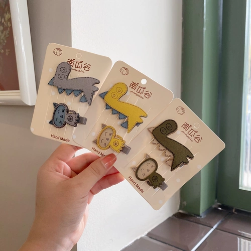 Брендовая милая детская заколка для волос, заколка-крабик, мультяшный аксессуар для волос, шпильки для волос, челка, популярно в интернете