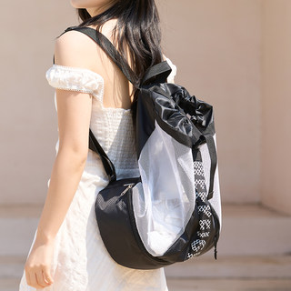 Swimming bag, large capacity waterproof bag, outdoor fitness dry and wet separation toiletry bag, rafting item storage bag, handbag