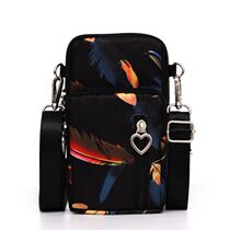 2021 New Dress Cell Phone Bag Women Skew Satchel Canvas Mini Bag Phone Bag Hanging neck Wrist Bag Zero Wallet