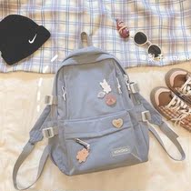 Schoolbag female Korean version of Harajuku ulzzang high school students junior high school students large capacity Joker backpack