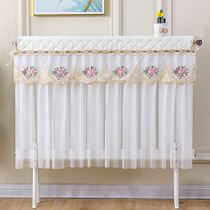 Radiator beautification decorative curtain new light luxury cover lace all-inclusive vertical wall cover fabric simple household
