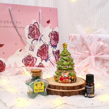 Little Bear Wishing Tree Aromatherapy Diffuser Stone Light Fragrance Practical High-End Christmas Gift for Best Friend Girl Birthday Gift