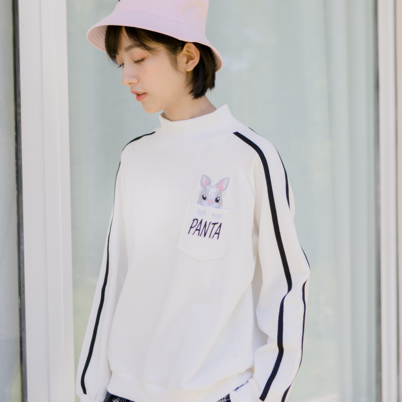 Sweatshirt femme en Coton - Ref 3217193 Image 3