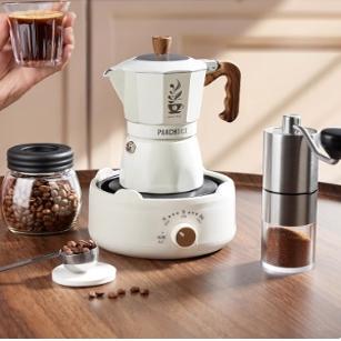 Moka Pot Double Valve Coffee Pot Household Small Italian Extraction Fully Automatic Hand Brewing Set Double Pressure Valve Coffee Pot Moka Pot Double Valve Coffee Pot Household Small Italian Extraction Fully Automatic Hand Brewing Set Double Pressure Valve Coffee Pot
