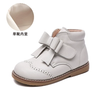 Бежевые одиночные ботинки