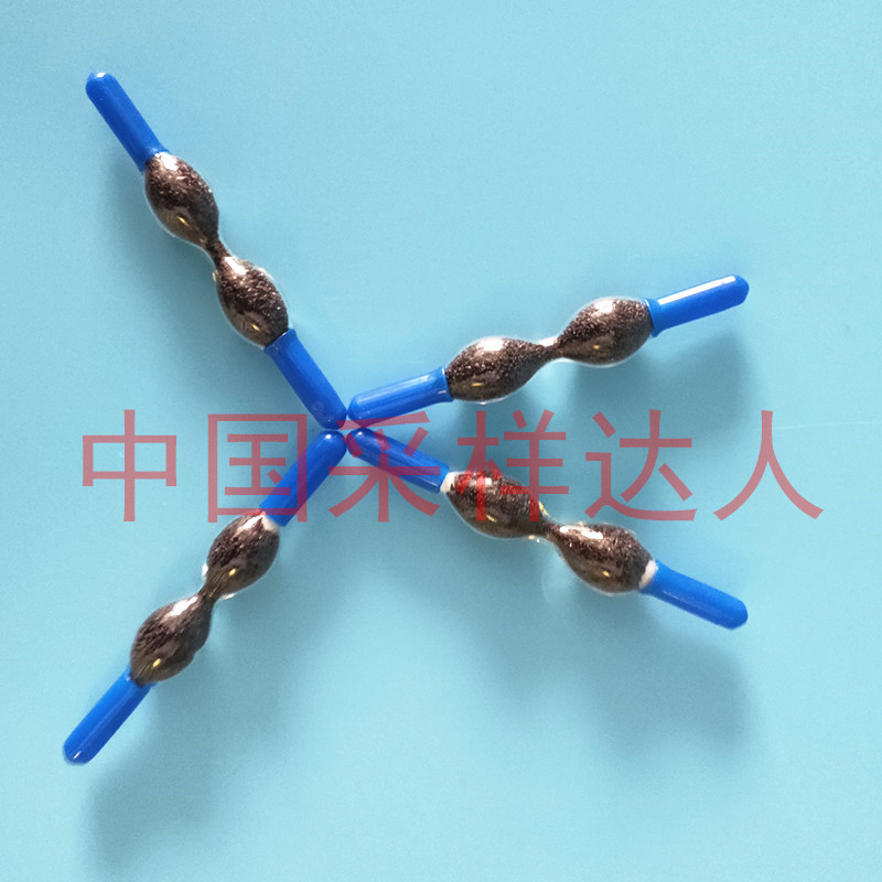 Two - spherical chromium trioxide oxide tube sampling tube Chrome trioxide oxide sampling tube
