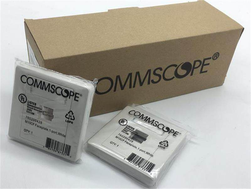 The new CommScope commscope single-port dual-port four-port network panel thickened voice panel type 86