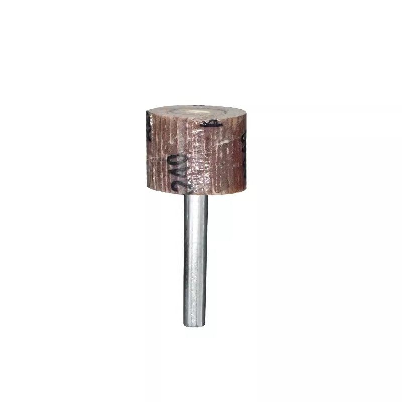 3/6mm Shank-Backed Abrasive Disc Grinding Head with Sandpaper for Woodworking, Polishing Wheel, Flap Wheel for Electric Grinder