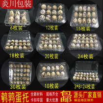 24 quail egg tray disposable gift box egg tray 30 quail egg plastic egg tray packaging tray