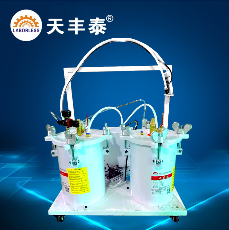 Dongguan manufacturer supply lamps affordable type AB semi-automatic filling machine with double components drive power supply glue filling machine