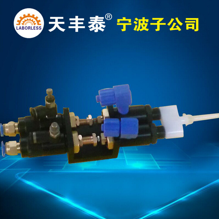 Vacuum back suction AB double liquid point gum valve thimble type stainless steel double-set rubber dispensing glue valve B paragraph