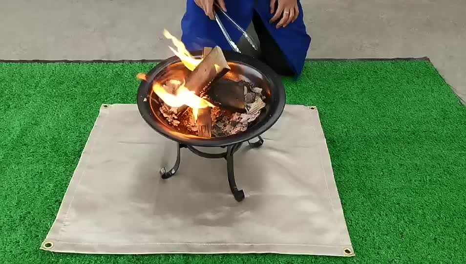 Customize High Temp Fire Proof Pad Fire Resistant Rubber Mat For Under