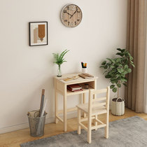 All-solid wood-free assembly tables and chairs childrens primary and secondary schoolhousehold studying writing writing desk can be moved