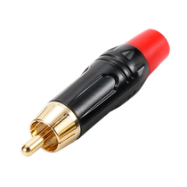 Risheng Riding SREXACT audio and video RCA Lotus plug performance DVD audio speaker interface welding gold plating