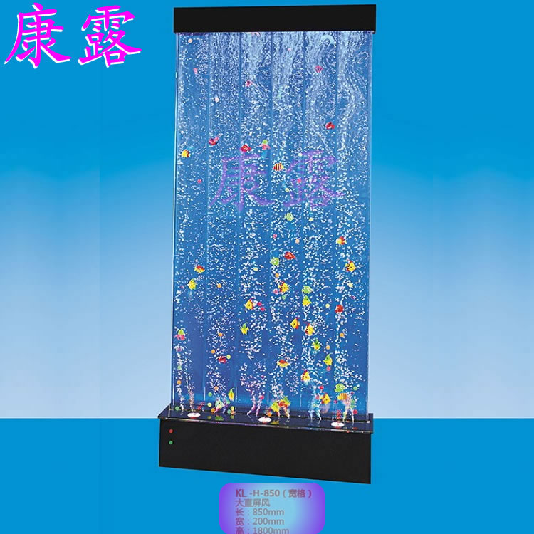 Màn nhảy nước bong bóng tường nhà sản xuất chuyên nghiệp bể cá thủy tinh màn hình nước thiết kế bong bóng sản xuất màn nước tường - Màn hình / Cửa sổ mẫu bình phong đẹp