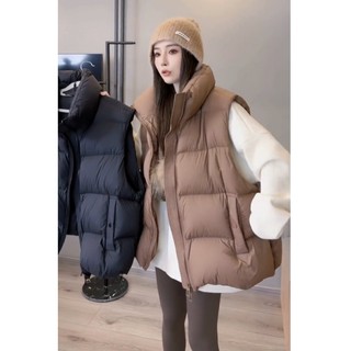 High-End 90 White Duck down Vest for Women 2025 Autumn and Winter New Style Loose Casual Warm Thickened Puff down Vest