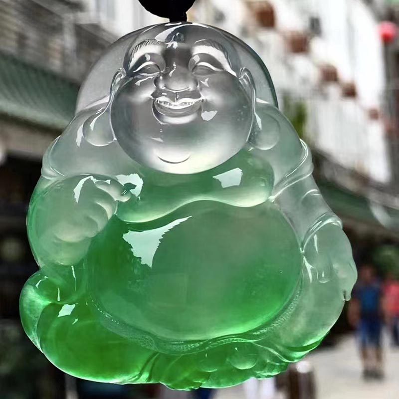 Cuisu high-end emerald original stone sheet material design processing engraving custom pendant pendant bracelet live special film