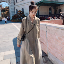 Senior maternity wear mesh stitching clothes spring and autumn 2021 fashion wear blazer autumn and winter