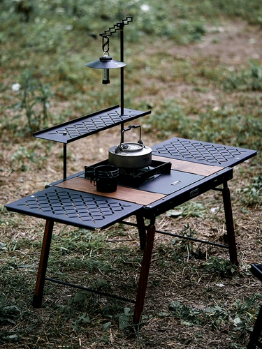 什良 Дорожное портативное снаряжение для кемпинга, металлический модуль с аксессуарами, алюминиевый сплав