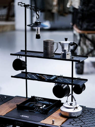 什良 Дорожное портативное снаряжение для кемпинга, металлический модуль с аксессуарами, алюминиевый сплав