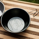 M16 Japan Nmmonkeys Limited Snowlaz Cup Cup Cup Cup Outdoor Camping из нержавеющей стали висящая чаша BC Black