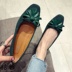 2020 mùa xuân mới màu đen cạn miệng phẳng gót Hàn Quốc phiên bản của giày mềm đế lớn mã giày bốn mùa phẳng giày đơn duy nhất nữ giày mẹ 