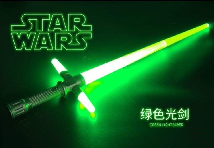 Planet lightsaber big battle trembles with children's laser sword toy Jedi knight cross telescopic sound luminous sword