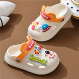 Летние детские туфли, милые тапочки для принцессы, нескользящие слайдеры