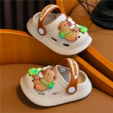 Детские слайдеры, летние мультяшные милые тапочки, туфли, мягкая подошва