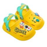 Детские слайдеры, летние тапочки для мальчиков, детская нескользящая детская сумка, туфли, подходит для подростков