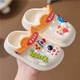 Летние детские туфли, милые тапочки для принцессы, нескользящие слайдеры