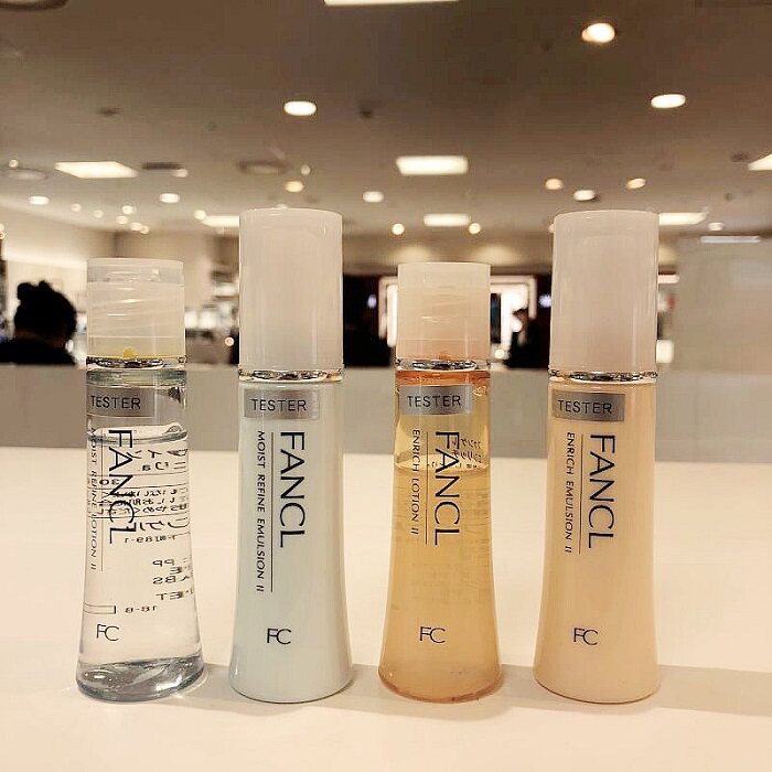 Japan Counter FANCL No added Basic Moisturizing Collagen Whitening Series Water Milk 30ml