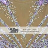 Liuhuo Art Gymnastics Clothing Services Services Girls, выполняющие индивидуальную конкурентоспособную услугу White BD1358