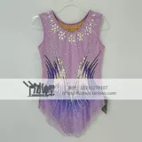 Liuhuo Art Gymnastics Clothing Cheerleading конкуренция соревновательная гимнастика Service Girl Girl Blue Purple BD1698