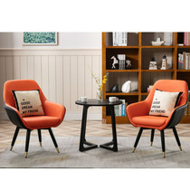 Leisure Sofa table and chairs Tea table Three sets Clothing Beauty Milk Tea Coffee Sweet hotel Single net Red Dining Chair