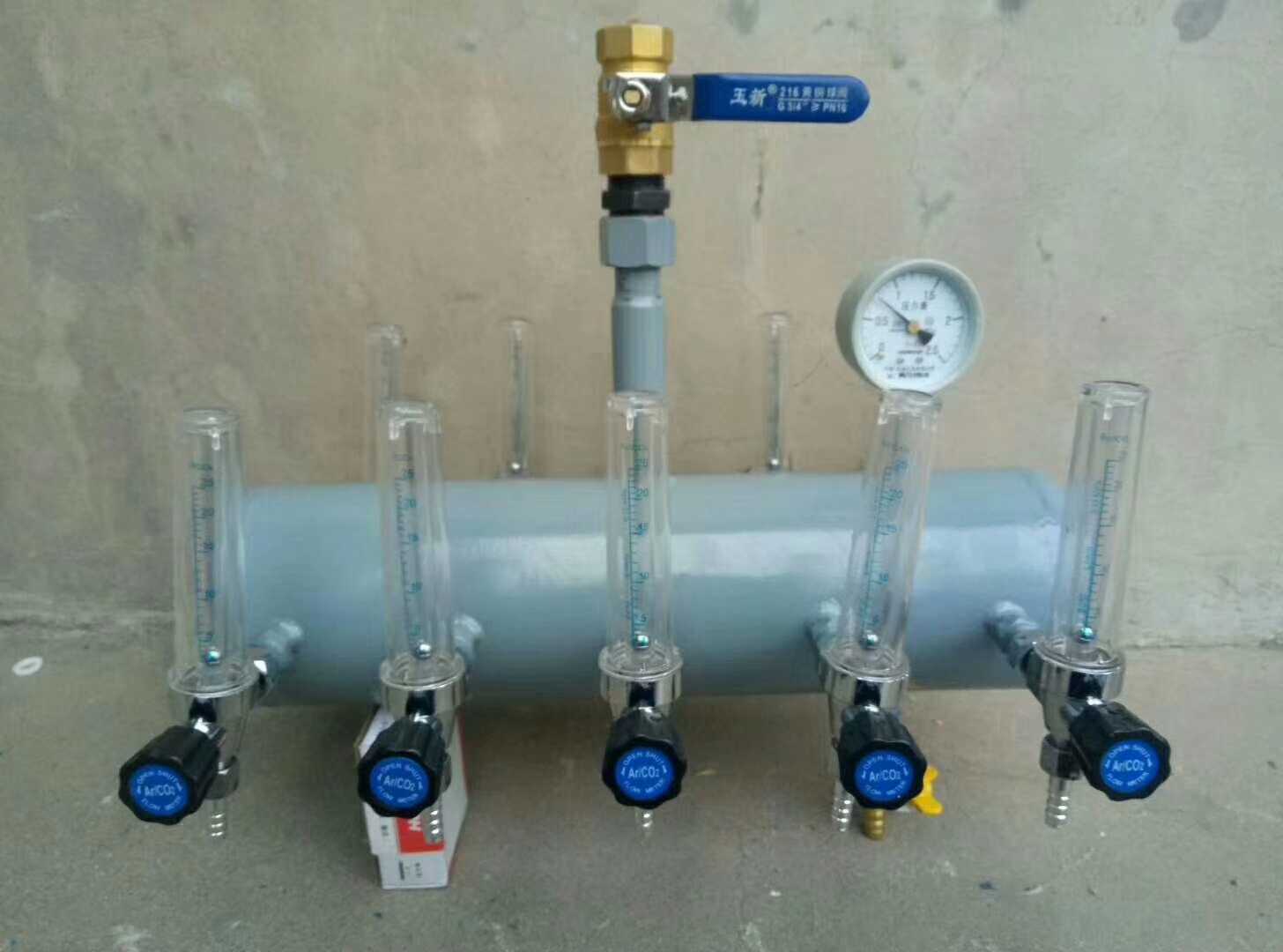 Carbon dioxide gas-in-gas-gas-gas-gas-gas-pack workshop concentrated gas supply accessories plant piping for installation welding flow meters