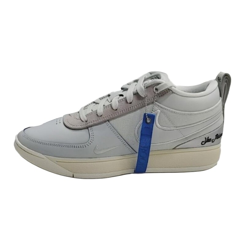 [Climbing] Nike Basketball Shoes, Flat Sole, Lace-Up, Gray, Practical, Low-Top, Unisex, Spring and Autumn