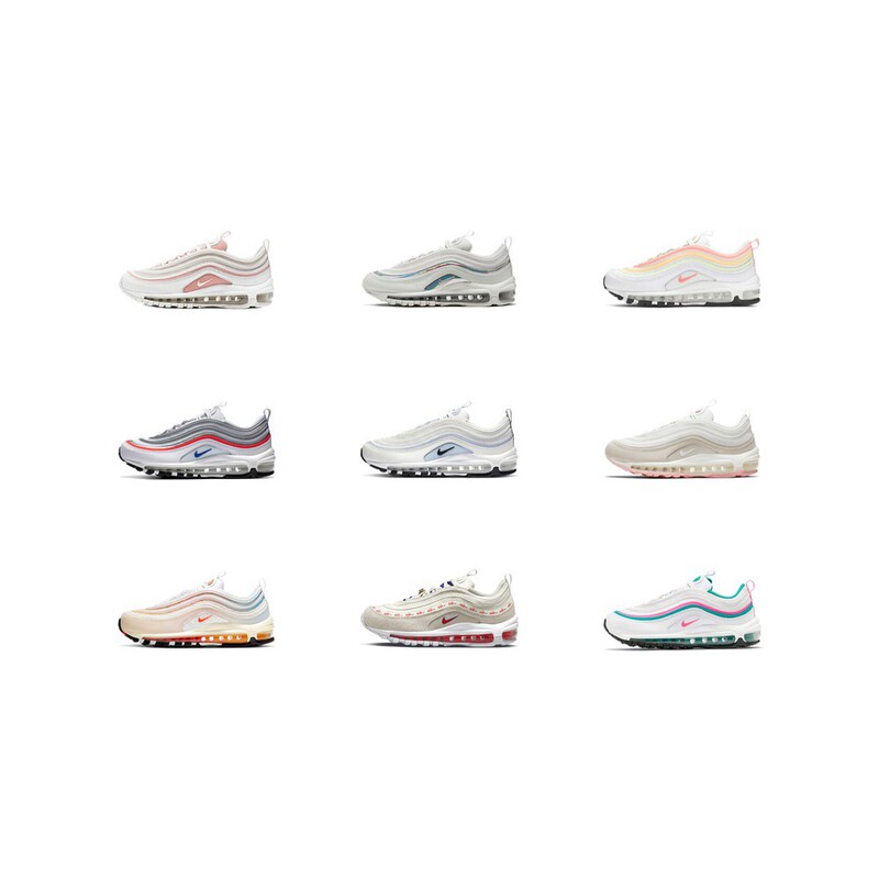 [Climbing] Nike Air Max 97 Street Fashion Retro Low-Top Air Cushion Casual Running Shoes for Women