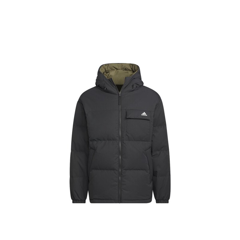 [Climbing] Adidas down Jacket Reversible Loose Fit Drop Shoulder Sleeves Long Sleeves Warm Polyester