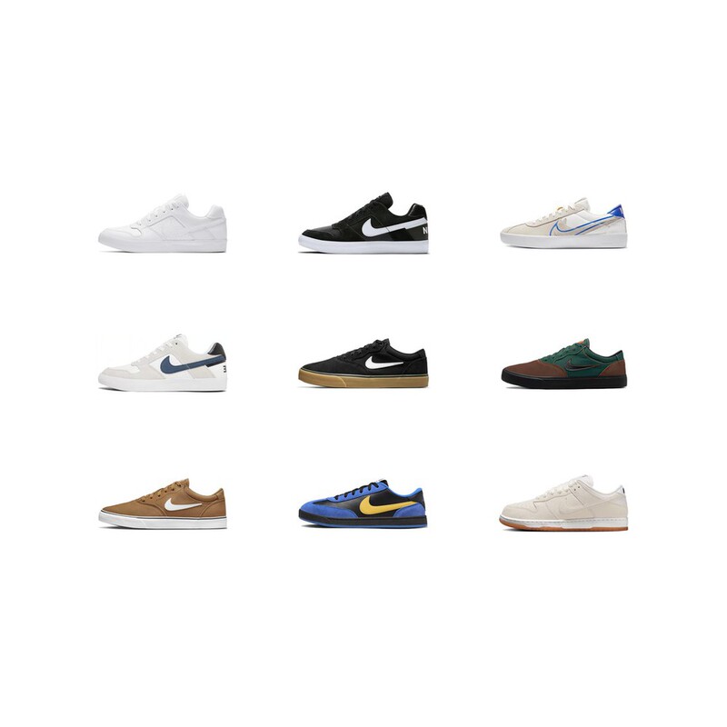 [Climbing] Nike Sb Street Fashion Comfortable Versatile Thin-Soled Low-Top Sneakers Unisex
