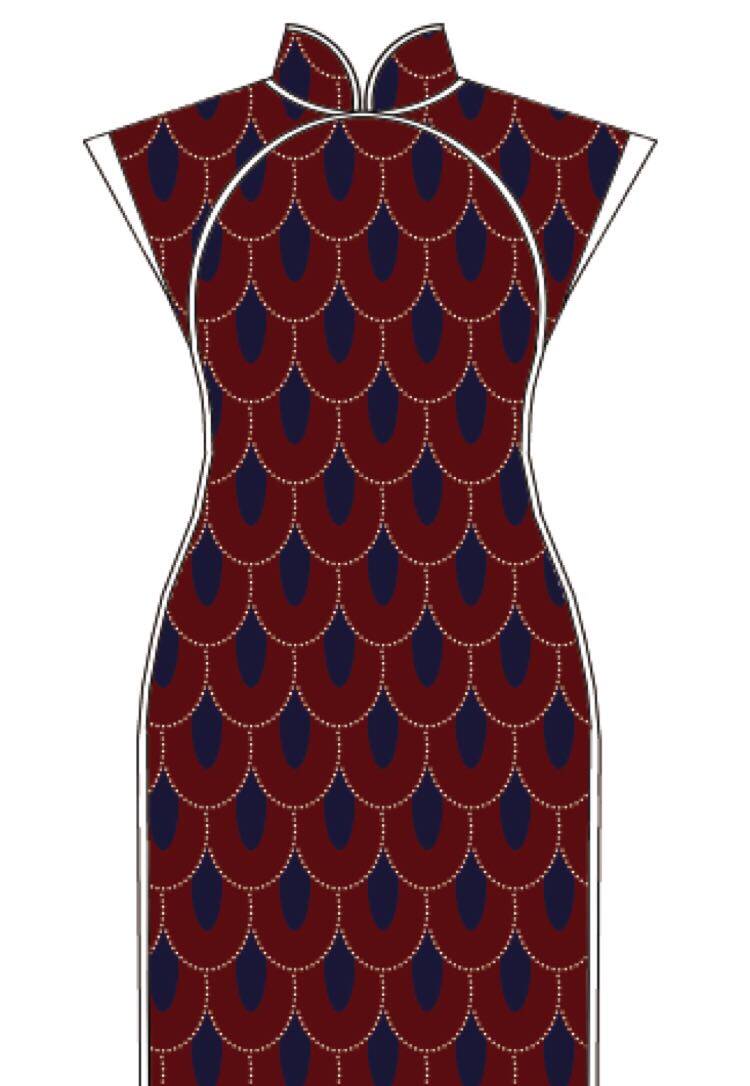 (Wanghai Chaochew) qipao to cut a piece of the Republic of China fabric