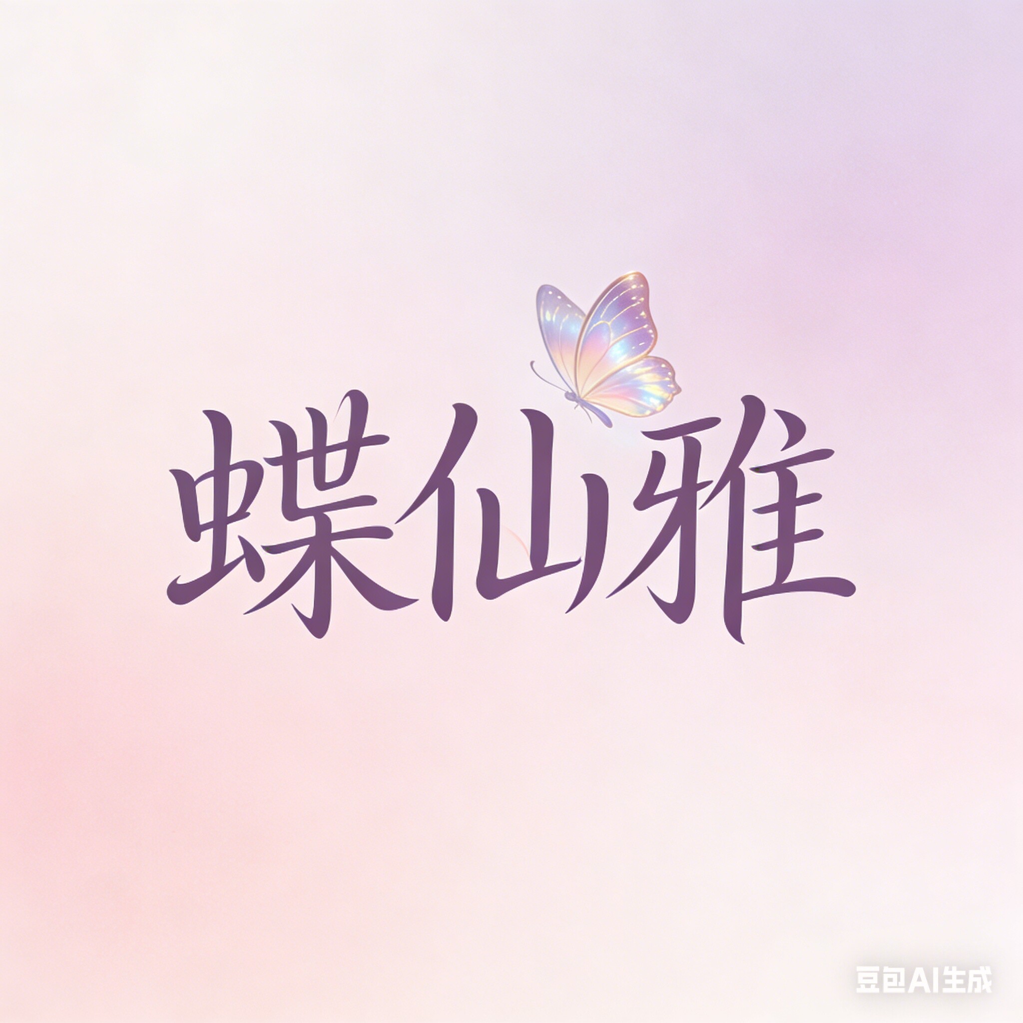 蝶仙雅的LOGO