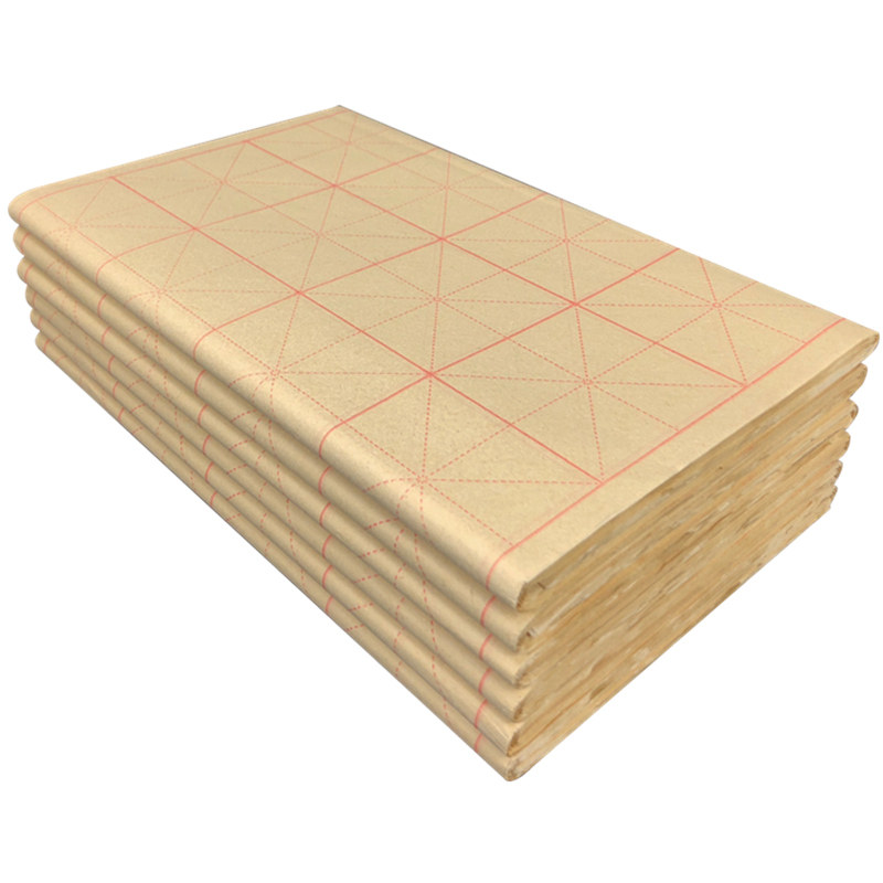 Calligraphy Practice Paper with Rice Grid Pattern, Special Paper for Beginners and Students to Practice Calligraphy, 9cm 28-Grid Semi-Raw Paper for Calligraphy Practice, Wholesale