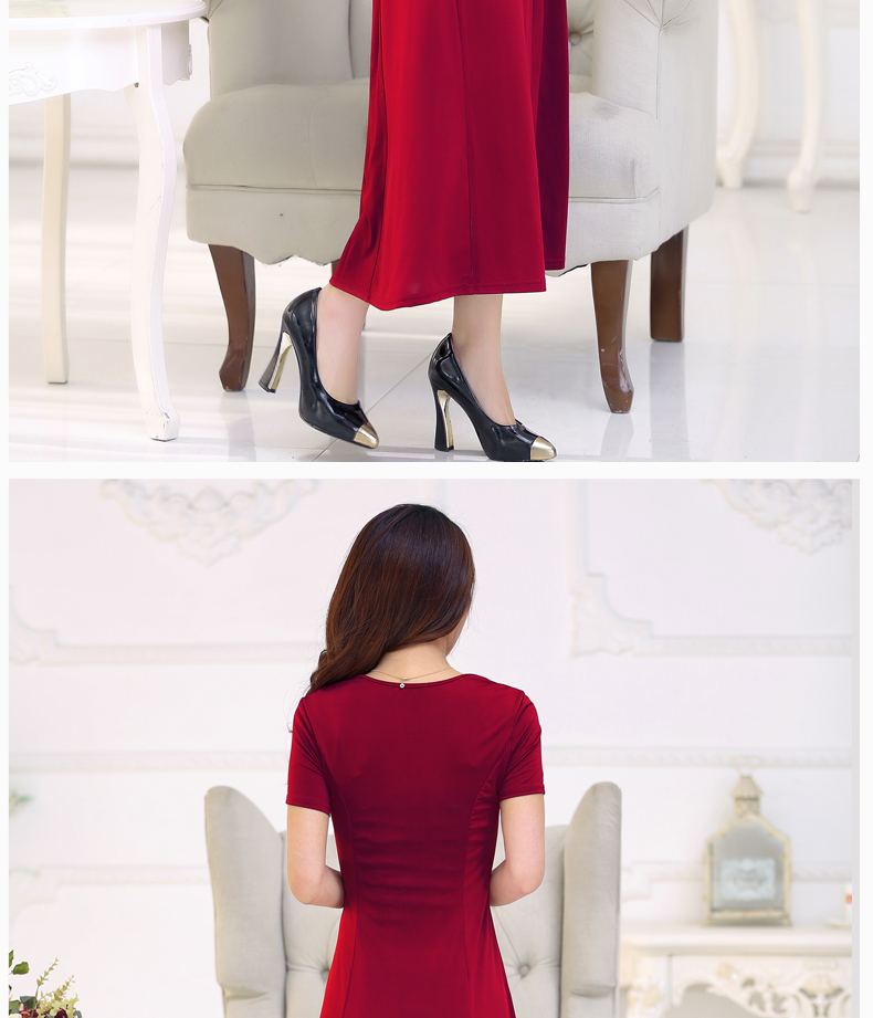 Mùa xuân và mùa hè 2018 mới thời trang đầm mỏng mỏng cổ tròn dài tay áo cao eo lớn đu váy dài nữ Hàn Quốc quần áo của phụ nữ 	váy liền nhún eo	