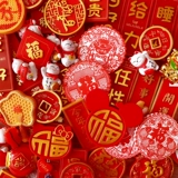 Мультяшный милый праздничнный магнит на холодильник, защитный амулет, магнитная наклейка